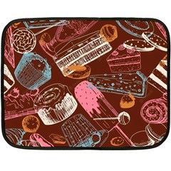 Sweet Food Seamless Pattern Two Sides Fleece Blanket (mini)