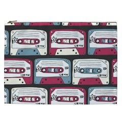 Music Symbols Rock Music Seamless Pattern Cosmetic Bag (xxl) by Ndabl3x