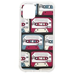 Music Symbols Rock Music Seamless Pattern Iphone 12 Mini Tpu Uv Print Case	 by Ndabl3x
