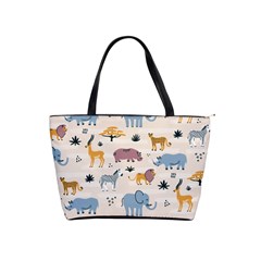 Wild Animals Seamless Pattern Classic Shoulder Handbag