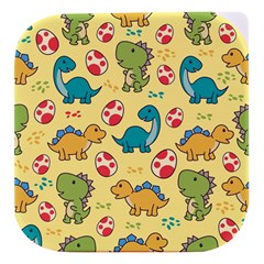 Seamless Pattern With Cute Dinosaurs Character Stacked Food Storage Container by Ndabl3x