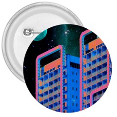 Fantasy City Architecture Building Cityscape 3  Buttons