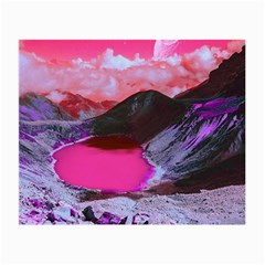Late Night Feelings Aesthetic Clouds Color Manipulation Landscape Mountain Nature Surrealism Psicode Small Glasses Cloth (2 Sides)