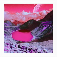 Late Night Feelings Aesthetic Clouds Color Manipulation Landscape Mountain Nature Surrealism Psicode Medium Glasses Cloth (2 Sides)