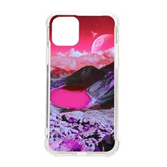 Late Night Feelings Aesthetic Clouds Color Manipulation Landscape Mountain Nature Surrealism Psicode Iphone 11 Pro 5 8 Inch Tpu Uv Print Case by Cemarart
