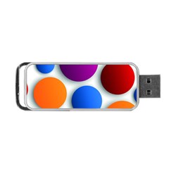 Abstract Dots Colorful Portable Usb Flash (two Sides) by nateshop