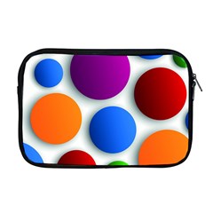 Abstract Dots Colorful Apple Macbook Pro 17  Zipper Case by nateshop