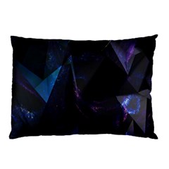 Abstract, Black, Purple, Pillow Case by nateshop