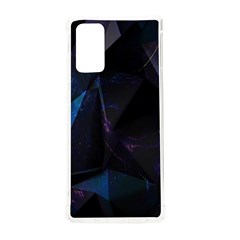 Abstract, Black, Purple, Samsung Galaxy Note 20 Tpu Uv Case by nateshop