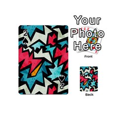 Abstract, Colorful, Colors Playing Cards 54 Designs (mini) by nateshop