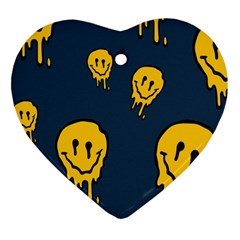 Aesthetic, Blue, Mr, Patterns, Yellow, Tumblr, Hello, Dark Ornament (heart) by nateshop