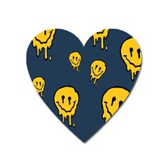 Aesthetic, Blue, Mr, Patterns, Yellow, Tumblr, Hello, Dark Heart Magnet by nateshop