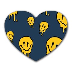 Aesthetic, Blue, Mr, Patterns, Yellow, Tumblr, Hello, Dark Heart Mousepad by nateshop