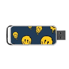 Aesthetic, Blue, Mr, Patterns, Yellow, Tumblr, Hello, Dark Portable Usb Flash (two Sides) by nateshop