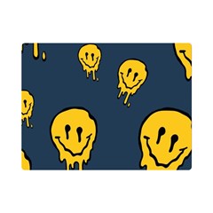 Aesthetic, Blue, Mr, Patterns, Yellow, Tumblr, Hello, Dark Premium Plush Fleece Blanket (mini) by nateshop