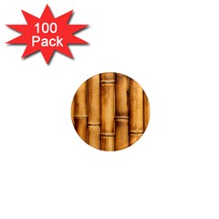 Brown Bamboo Texture  1  Mini Magnets (100 Pack)  by nateshop