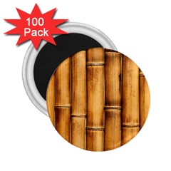 Brown Bamboo Texture  2 25  Magnets (100 Pack)  by nateshop