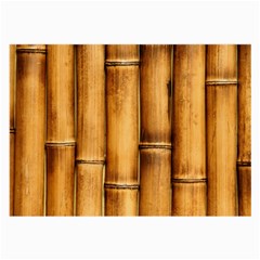 Brown Bamboo Texture  Large Glasses Cloth (2 Sides) by nateshop