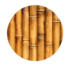 Brown Bamboo Texture  Mini Round Pill Box (pack Of 3) by nateshop