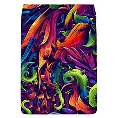 Colorful Floral Patterns, Abstract Floral Background Removable Flap Cover (l) by nateshop
