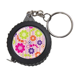 Colorful Flowers Pattern Floral Patterns Measuring Tape by nateshop