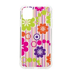 Colorful Flowers Pattern Floral Patterns Iphone 11 Tpu Uv Print Case by nateshop