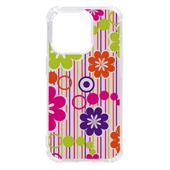 Colorful Flowers Pattern Floral Patterns Iphone 14 Pro Tpu Uv Print Case