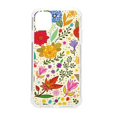 Colorful Flowers Pattern, Abstract Patterns, Floral Patterns Iphone 11 Tpu Uv Print Case by nateshop