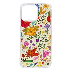 Colorful Flowers Pattern, Abstract Patterns, Floral Patterns Iphone 14 Pro Max Tpu Uv Print Case by nateshop