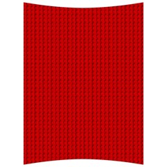 Ed Lego Texture Macro, Red Dots Background, Lego, Red Back Support Cushion by nateshop