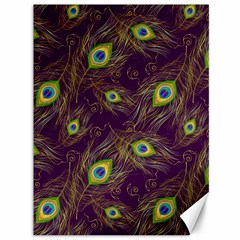 Feathers, Peacock, Patterns, Colorful Canvas 36  X 48  by nateshop