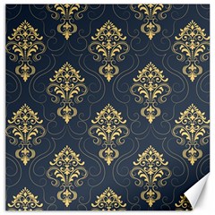 Floral Damask Pattern Texture, Damask Retro Background Canvas 20  X 20  by nateshop