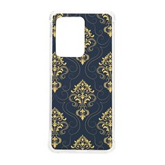 Floral Damask Pattern Texture, Damask Retro Background Samsung Galaxy S20 Ultra 6 9 Inch Tpu Uv Case by nateshop