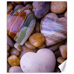 Hearts Of Stone, Full Love, Rock Canvas 8  X 10  by nateshop