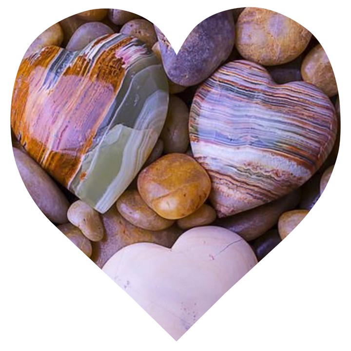 Hearts Of Stone, Full Love, Rock Wooden Puzzle Heart