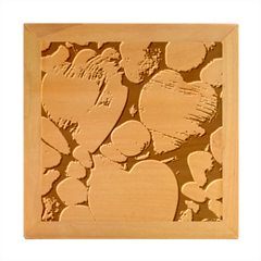 Hearts Of Stone, Full Love, Rock Wood Photo Frame Cube