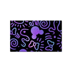 Multicolor Disney , Corazones, Mouse Sticker (rectangular) by nateshop