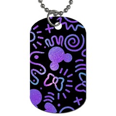 Multicolor Disney , Corazones, Mouse Dog Tag (one Side) by nateshop