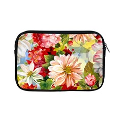 Painted Flowers Texture, Floral Background Apple Ipad Mini Zipper Cases by nateshop