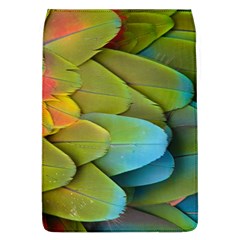 Parrot Feathers Texture Feathers Backgrounds Removable Flap Cover (l) by nateshop