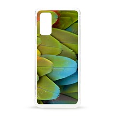 Parrot Feathers Texture Feathers Backgrounds Samsung Galaxy S20 6 2 Inch Tpu Uv Case by nateshop