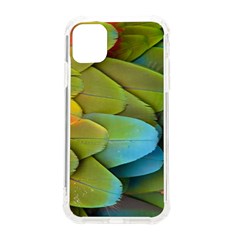 Parrot Feathers Texture Feathers Backgrounds Iphone 11 Tpu Uv Print Case by nateshop