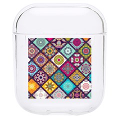 Pattern, Colorful, Floral, Patter, Texture, Tiles Hard Pc Airpods 1/2 Case by nateshop