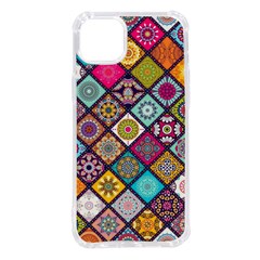 Pattern, Colorful, Floral, Patter, Texture, Tiles Iphone 14 Plus Tpu Uv Print Case by nateshop