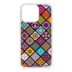 Pattern, Colorful, Floral, Patter, Texture, Tiles Iphone 13 Pro Tpu Uv Print Case by nateshop