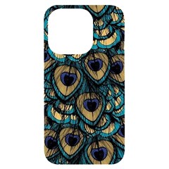 Peacock Feathers, Bird, Spirituality, Symbol, Spiritual, Iphone 14 Pro Black Uv Print Case by nateshop