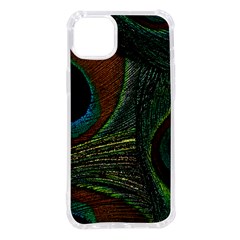 Peacock Feathers, Feathers, Peacock Nice Iphone 14 Plus Tpu Uv Print Case by nateshop