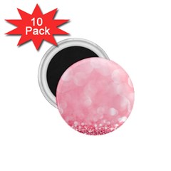 Pink Glitter Background 1 75  Magnets (10 Pack) 