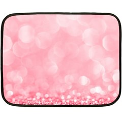 Pink Glitter Background Fleece Blanket (mini) by nateshop