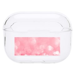 Pink Glitter Background Hard Pc Airpods Pro Case by nateshop